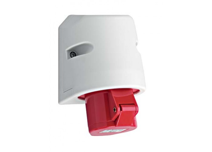 Red CEE 16A Wallmount