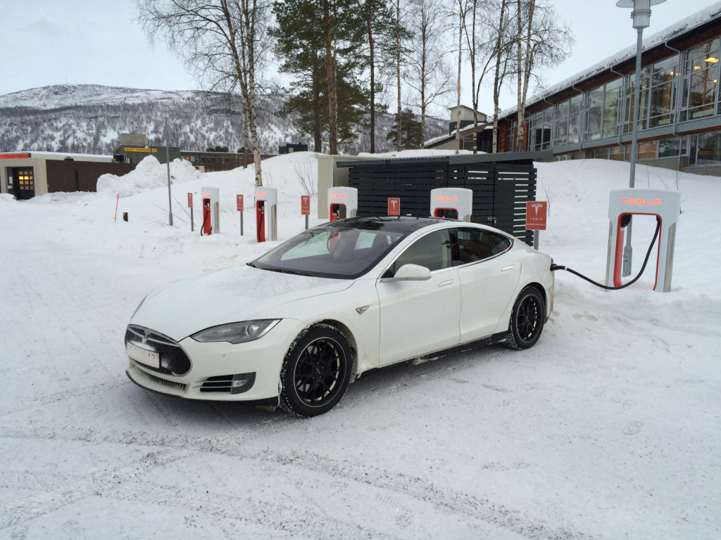 Charging at the Setermoen SuperCharger