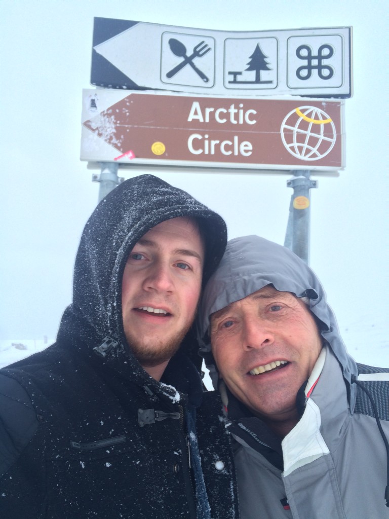 Selfie Arctic Circle