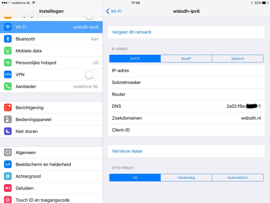 iOS 9.1 IPv6-only network