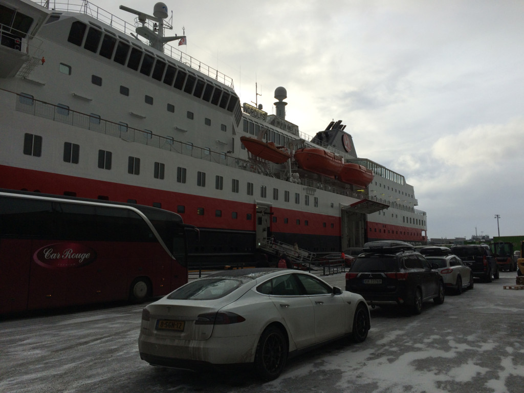 Hurtigruten ferry dock